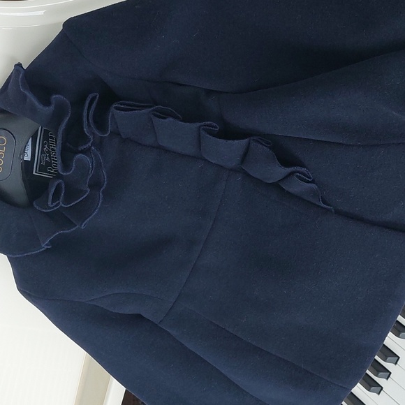 Rothschild Little Girls Faux Wool Coat - Picture 4 of 6